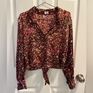 Wilfred tie front Blouse